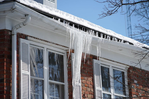 What are ice dams and how do they form
